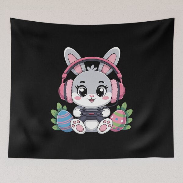 Item preview, Happy Easter Bunny Egg Gamer designed and sold by VENOM0RIOT.