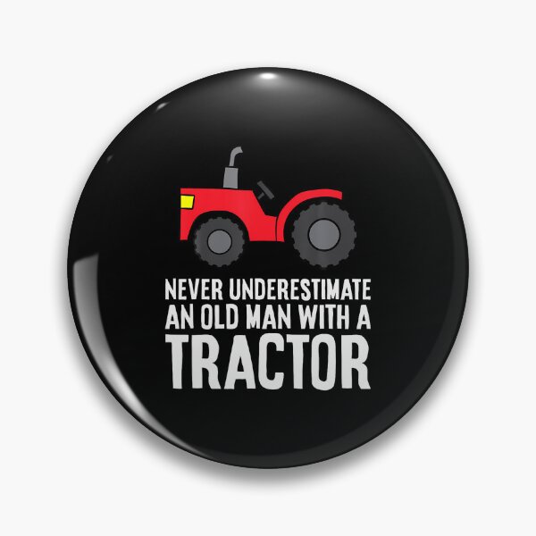 Item preview, Never Underestimate An Old Man With A Tractor designed and sold by JaimeTrudie.