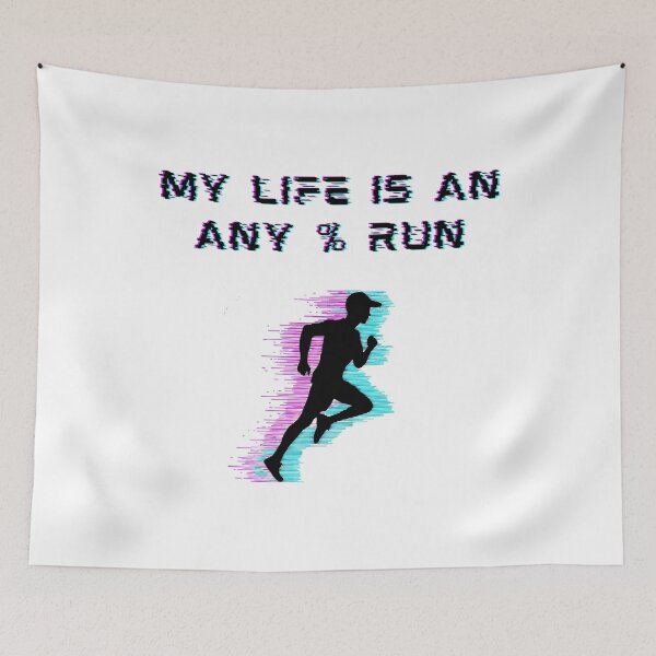 Item preview, Runner Speed Glitch – My Life Is an Any% Run designed and sold by PHRASEandSTYLE.