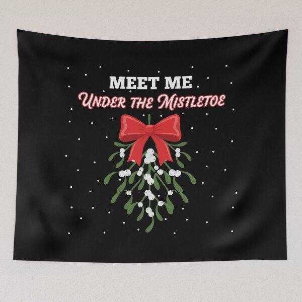 Item preview, Under the Mistletoe Christmas Illustration designed and sold by graphicnew.