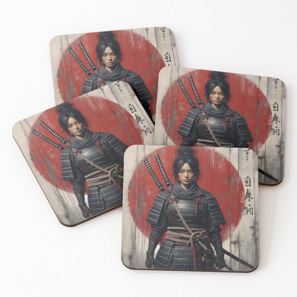 Item preview, Japanese Samurai Woman designed and sold by GalleryBrisArt.