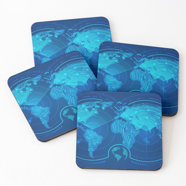 Item preview, military technology, graphic of radar interface with futuristic element designed and sold by NiamLab.