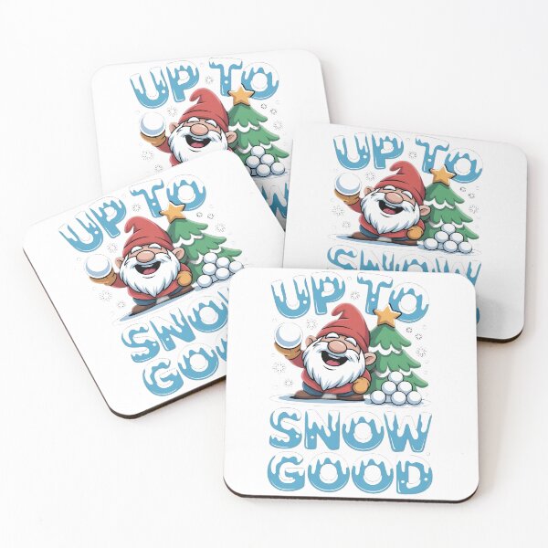 Item preview, Up To Snow Good Funny Christmas Gnome designed and sold by MyFishka.