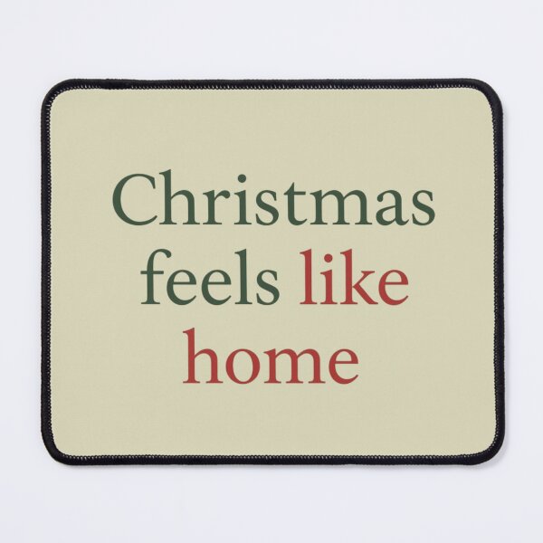 Item preview, Christmas Feels Like Home – Minimal Cozy Holiday Quote designed and sold by Irene Catchmind.