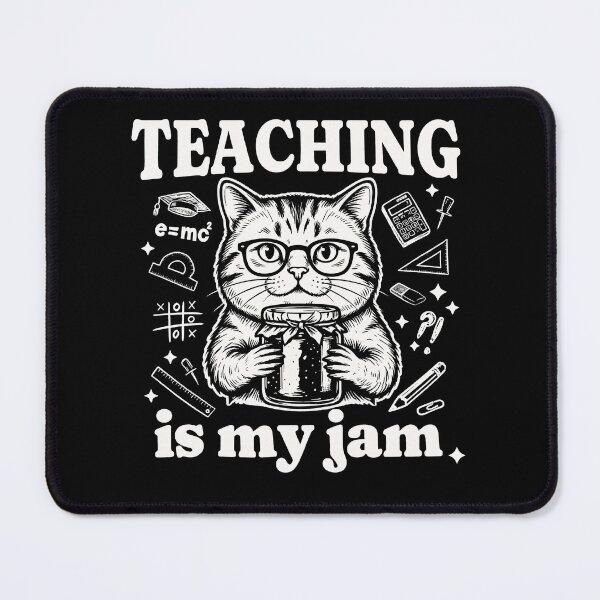 Item preview, Teaching is my Jam - Funny Cat Teacher Appreciation Gift designed and sold by AdyKurniawan.