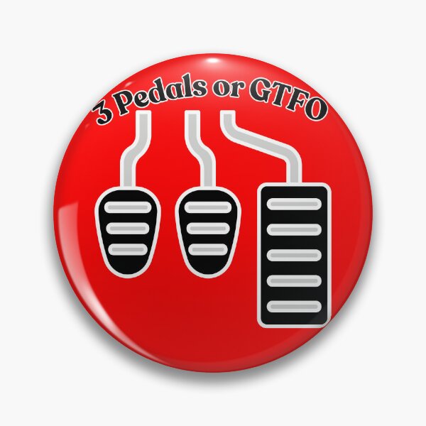 Item preview, Three Pedals Or GTFO Car Enthusiast Design designed and sold by Lifeofspeed.