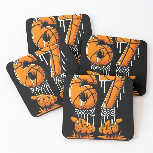 Item preview, 67 Basketball Fusion – Melting Hoop Typography Design designed and sold by haitrieuic96.