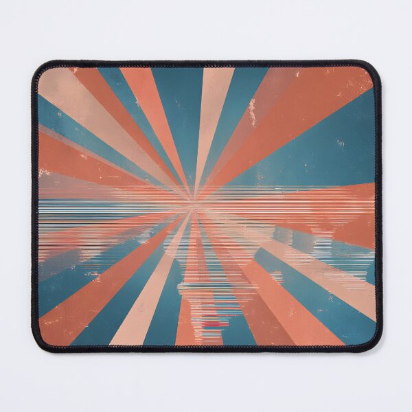 Item preview, Orange blue retro sunburst designed and sold by Newrealis.
