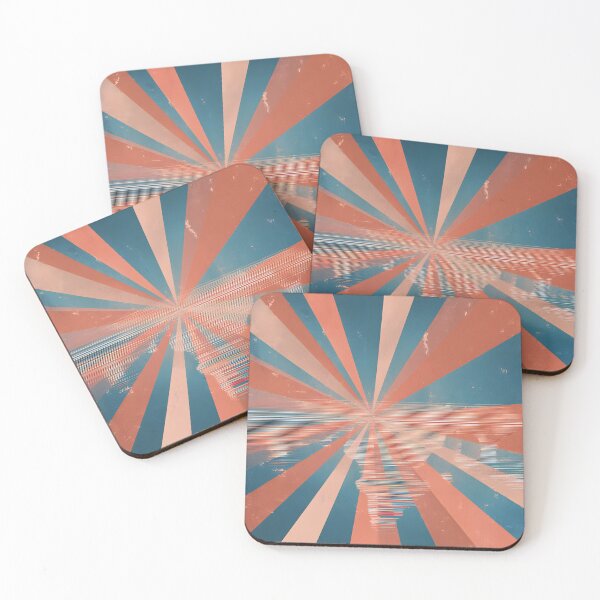 Item preview, Orange blue retro sunburst designed and sold by Newrealis.