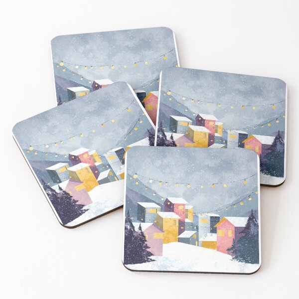 Item preview, Christmases of Yesteryear — Vintage Holiday Posters designed and sold by MidArtForge.