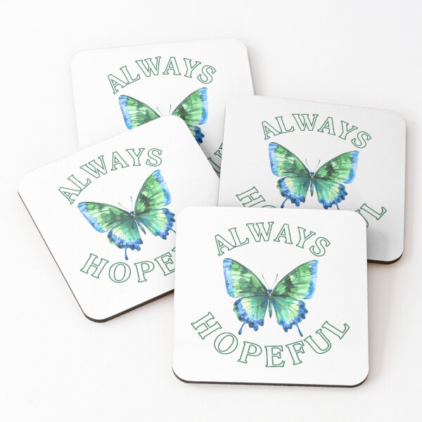 Item preview, Always Hopeful Green Butterfly – Nature Inspired Encouragement designed and sold by HopefulAddie.