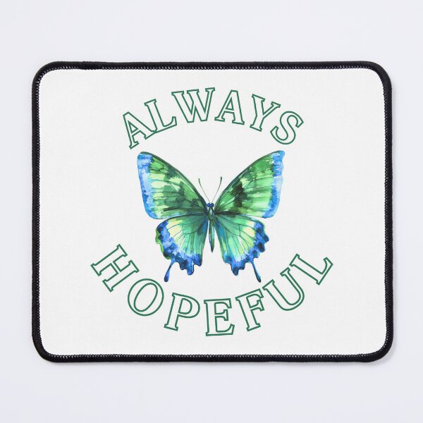 Item preview, Always Hopeful Green Butterfly – Nature Inspired Encouragement designed and sold by HopefulAddie.