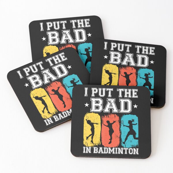 Item preview, I Put The Bad In Badminton I Shuttlecock I Badminton designed and sold by charitashmoqs.