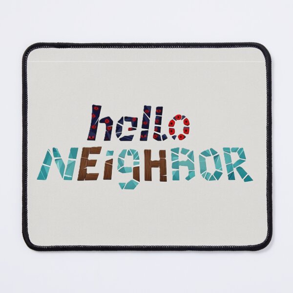 Item preview, Hello Neighbor Fan Art - Glowing Eyes & Shards Logo designed and sold by harmandragon04.