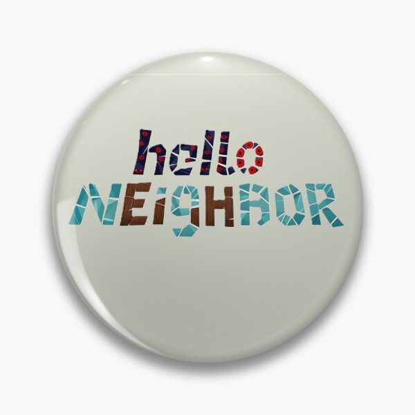 Item preview,  Hello Neighbor Fan Art - Glowing Eyes & Shards Logo designed and sold by harmandragon04.