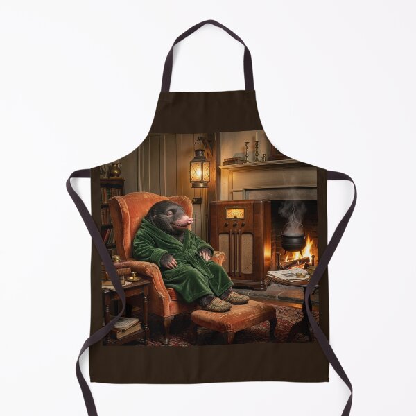 Item preview, Moley at Home Listening to the Radio designed and sold by Tridentulus.