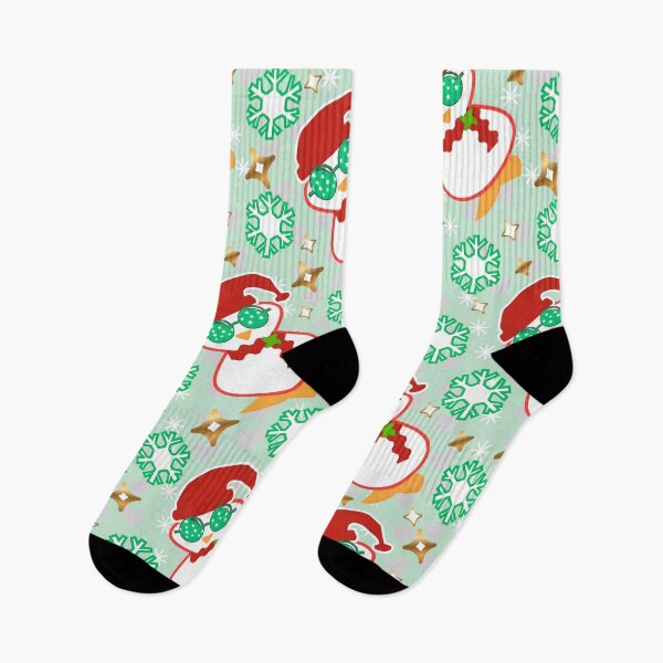 Item preview, Funny Snowman Christmas Pattern – Cute Santa Hat Holiday Seamless Design designed and sold by HopeAndHustle.