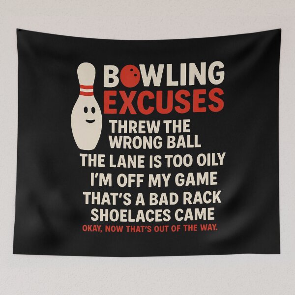 Item preview, Bowling Humor For Game Night designed and sold by charitashmoqs.