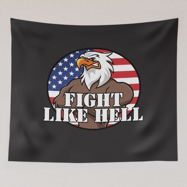 Item preview, Fight like hell designed and sold by MotleyMethod.