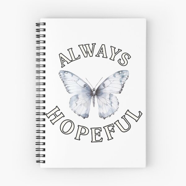 Item preview, Always Hopeful Gray Butterfly – Minimal Inspirational Art designed and sold by HopefulAddie.