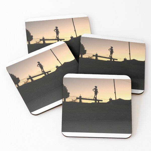 Item preview, Person standing infront of a beautiful sunset designed and sold by Kikkik07.
