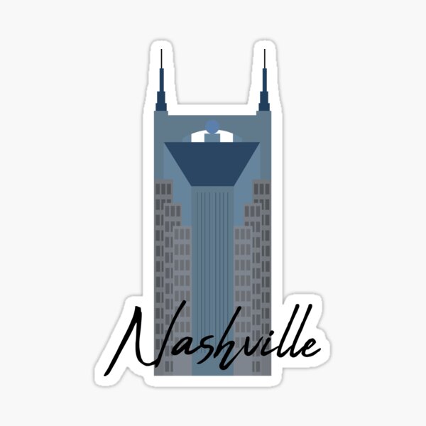 Nashville Landmark Sticker