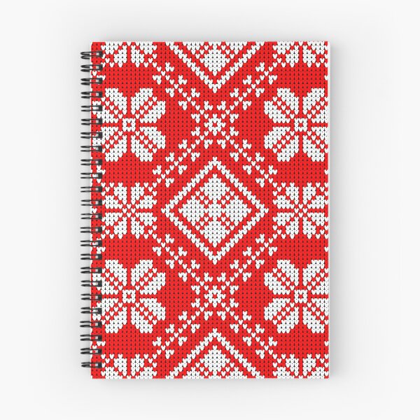 Item preview, Red Nordic Knit Heart Pattern designed and sold by IDEON-23.