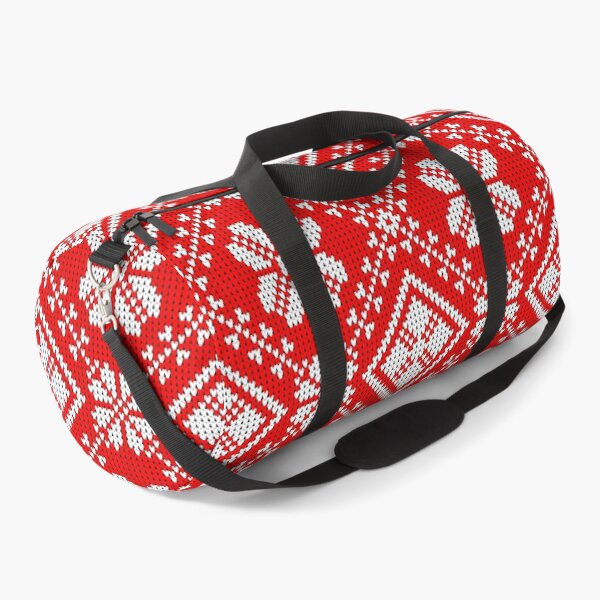 Item preview, Red Nordic Knit Heart Pattern designed and sold by IDEON-23.