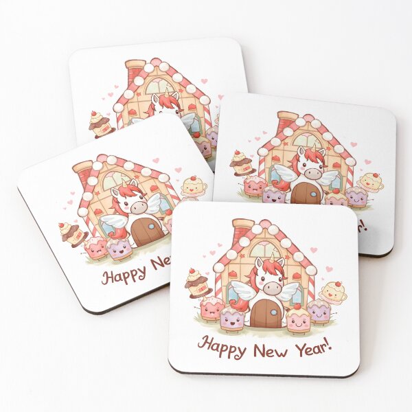 Item preview, Minimal Christmas and New Year flat lay greeting background, text "happy new year" designed and sold by PWDigitalArt.