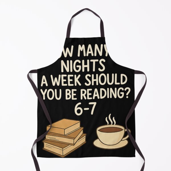 Item preview, How Many Nights Should You Be Reading? 6–7 – Cozy Book Habit Design designed and sold by haitrieuic96.