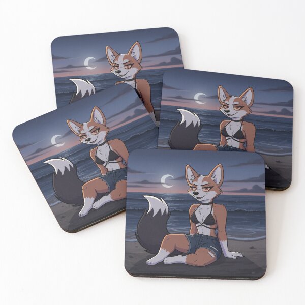 Aperçu de l'œuvre Corgi Hellhound sur la plage, short coupé créée et vendue par Prestons Corner.