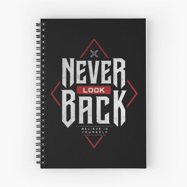 Item preview, Never Look Back – Believe in Yourself Motivation Quote designed and sold by Hilal-Studio.