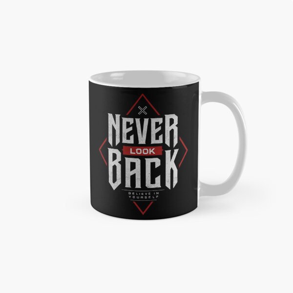 Item preview, Never Look Back – Believe in Yourself Motivation Quote designed and sold by Hilal-Studio.