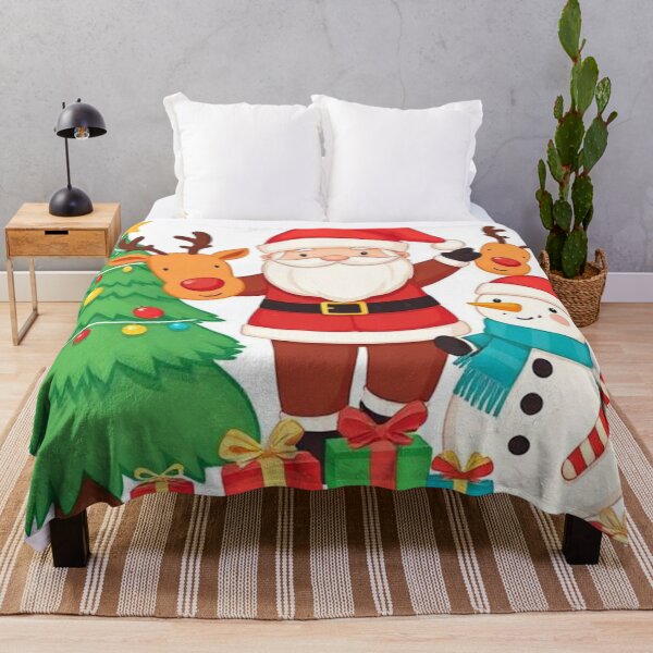 Item preview, Cute Christmas Characters Holiday Illustration designed and sold by Wizdem Artworkz.
