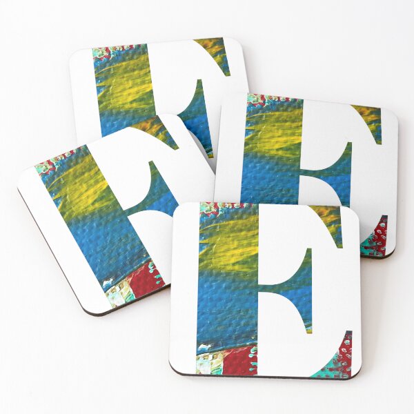 Item preview, Colorful Abstract Letter E T-Shirt Art designed and sold by CoolGTees.