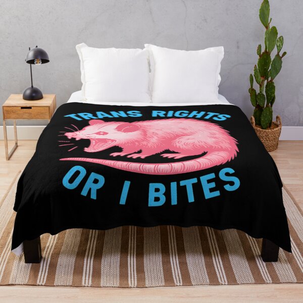 Item preview, Trans Rights Or I Bites Funny Possum Support Feminist Lgbtq designed and sold by TYLERLOVGREN.