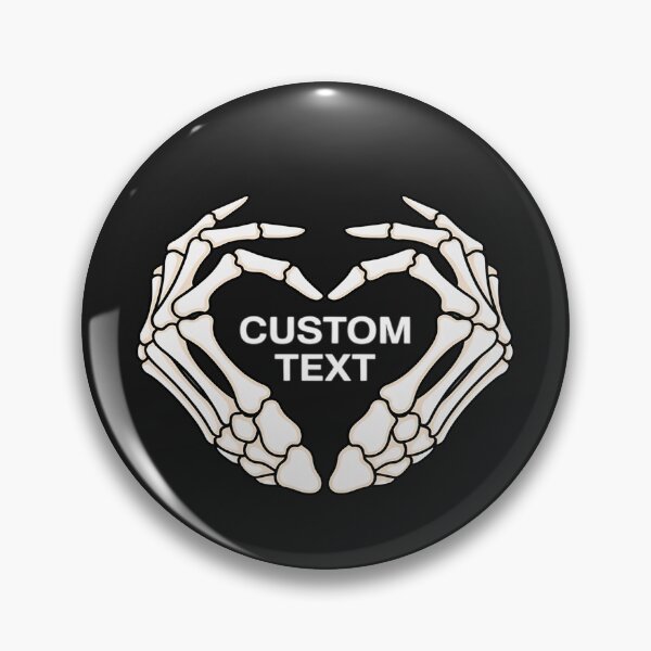 Item preview, Customizable Skeleton Hands Heart designed and sold by LegendsArt75.