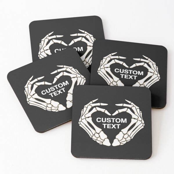 Item preview, Customizable Skeleton Hands Heart designed and sold by LegendsArt75.