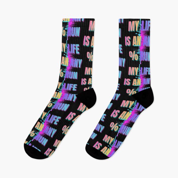 Item preview, My Life Is an Any% Run – Glitch Speedrun Aesthetic Design designed and sold by PHRASEandSTYLE.