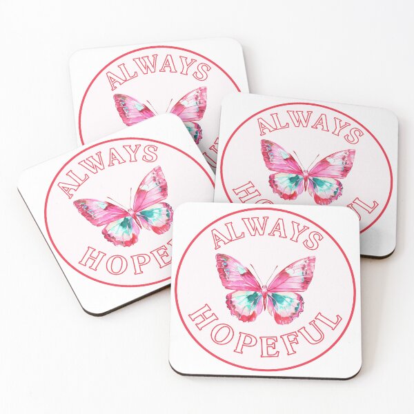 Item preview, Always Hopeful Pink Butterfly – Bright Inspirational Art designed and sold by HopefulAddie.