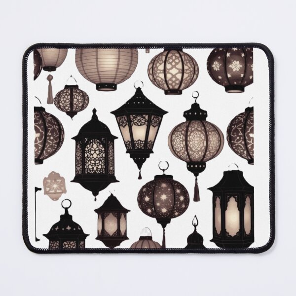 Item preview, Natchitoches Christmas Festival Hanging Lanterns Pattern - Magical Holiday Lights Design designed and sold by harmandragon04.