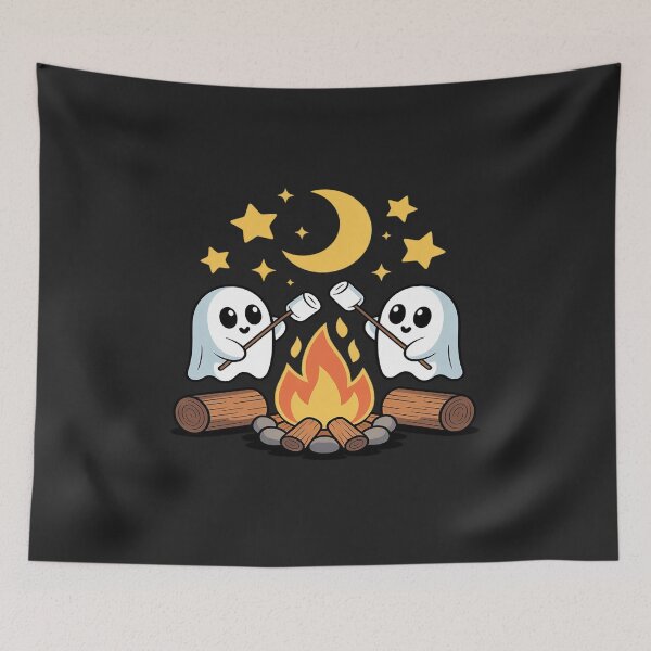 Item preview, Cute Ghosts Camping  Halloween designed and sold by GaryPacheco6.