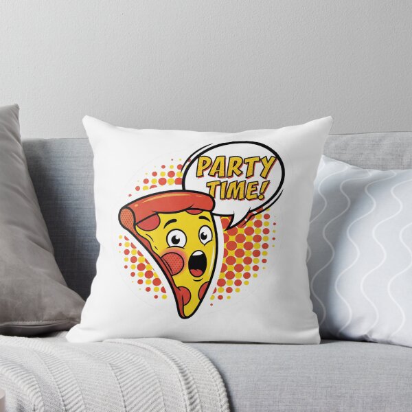 Item preview, "Party Time!" Pizza Sticker designed and sold by AI Experiment Lab.