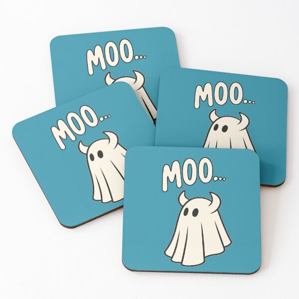 Item preview, Ghost Moo – Funny Halloween Cow-Spirit Design designed and sold by denip.