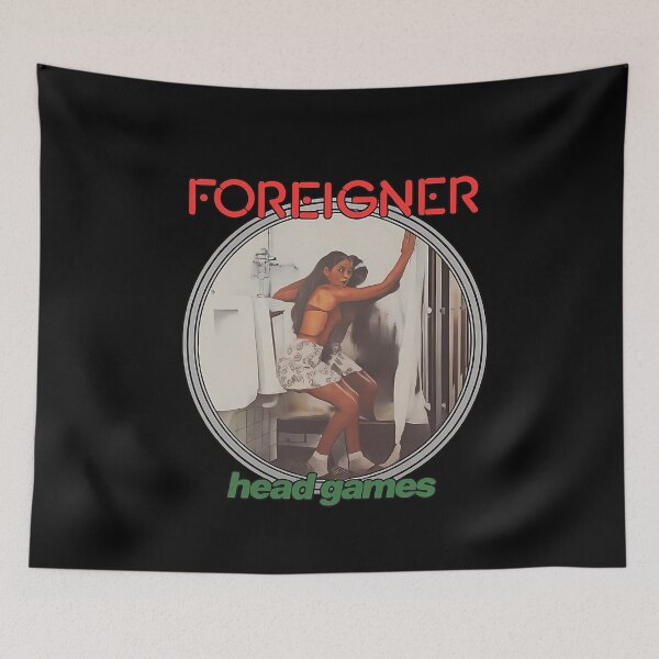 Item preview, Foreigner  Head Games Retro Cover Circle designed and sold by TYLERLOVGREN.
