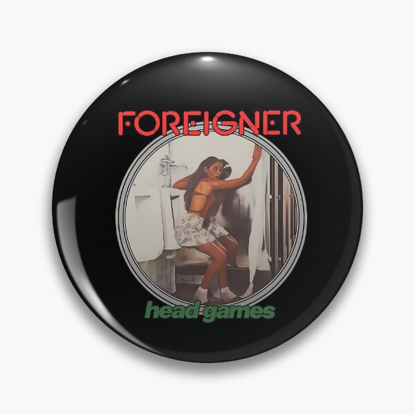 Item preview, Foreigner  Head Games Retro Cover Circle designed and sold by TYLERLOVGREN.