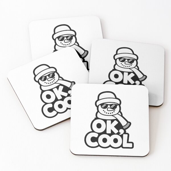 Item preview, Ok Cool Design - Minimalist Sarcastic Aesthetic designed and sold by KhadijaBatool38.