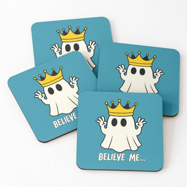 Item preview, King Ghost – Believe Me Halloween Protest Design designed and sold by denip.