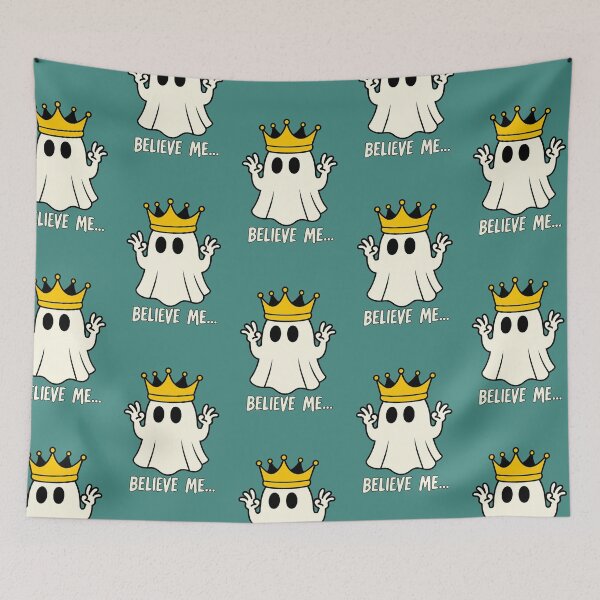 Item preview, King Ghost – Believe Me Halloween Protest Design designed and sold by denip.