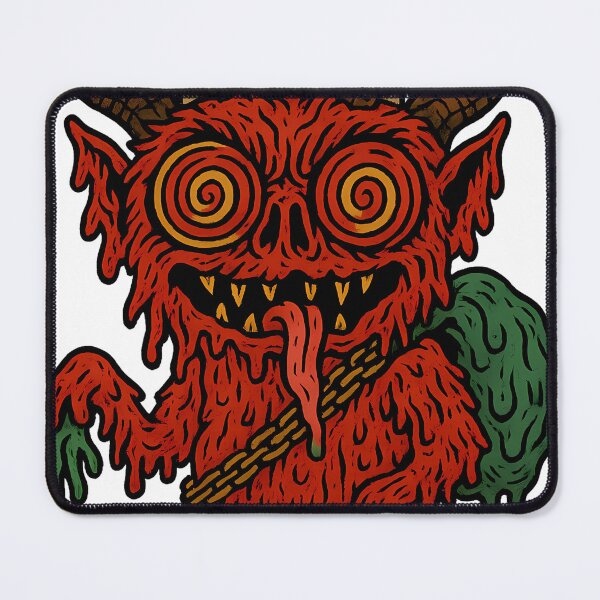 Item preview, Creepy Krampus Monster Hypnotic Christmas Horror Art designed and sold by Th4d1us.